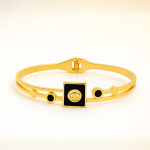 Modern Geometric Evil-eye Bracelet