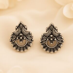 Crescent Stud Earrings