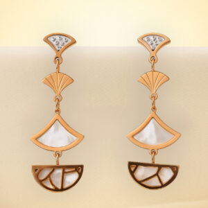 Geometric Fan Earrings