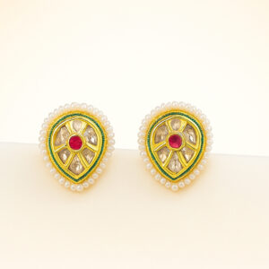 Kundan Teardrop Earrings