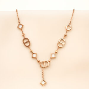 Dual-Tone Linked Necklace