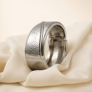 Textured Silver Cuff